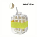 2 In 1 Ice Cube Bottle with Straw