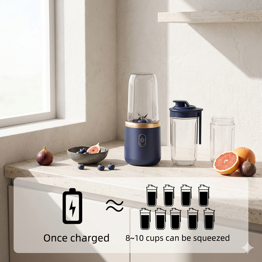 Travel Portable Electric Juicer Mixer