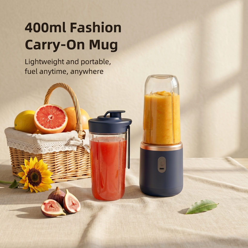 Travel Portable Electric Juicer Mixer