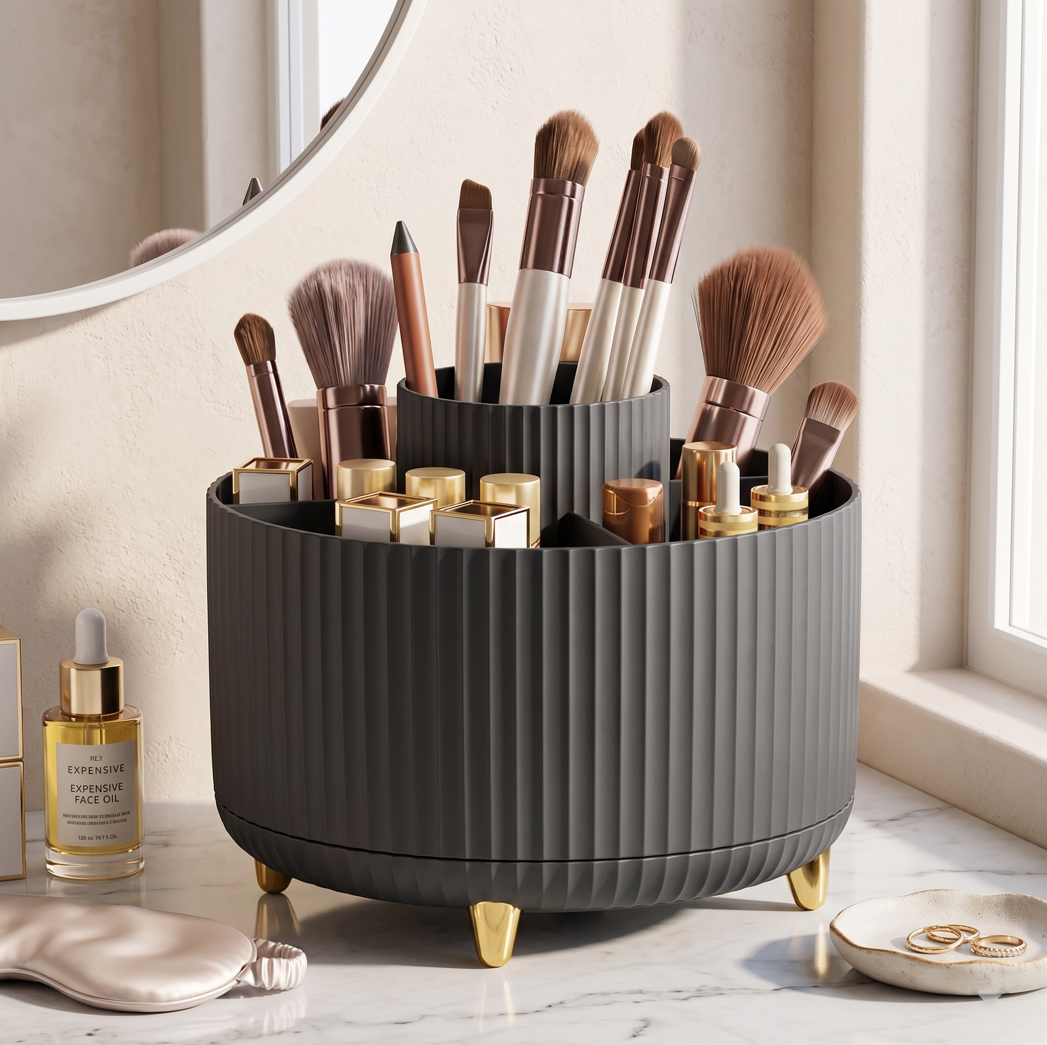 Rotating Makeup Organizer